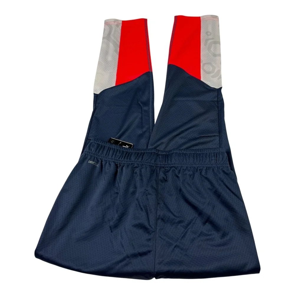 Puma Mens individualCUP Training Pants Inky Blue Red 658487 53 Small‎ NWT